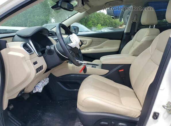 5N1AZ2CS3LN168818 2020 NISSAN MURANO White Widok wnętrza z przodu