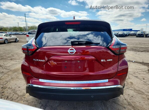 5N1AZ2CS3MC115663 2021 NISSAN MURANO Red Հետևի տեսք