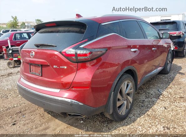 5N1AZ2CS5LN135092 2020 NISSAN MURANO Red Задня права чверть