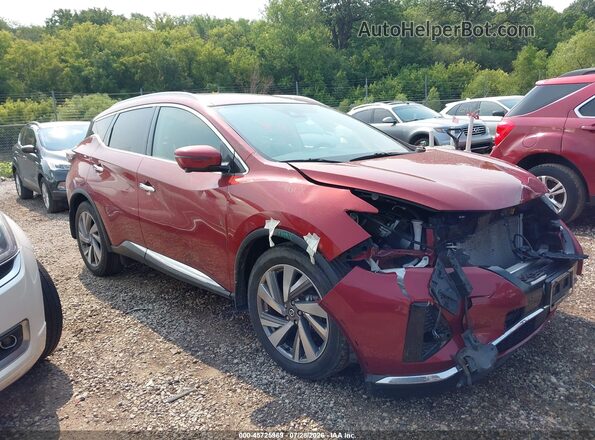 5N1AZ2CS5LN135092 2020 NISSAN MURANO Red Вид задньої частини салону