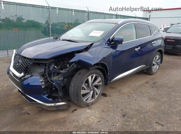 5N1AZ2CS8LN165266 2020 NISSAN MURANO Синий Передняя левая четверть