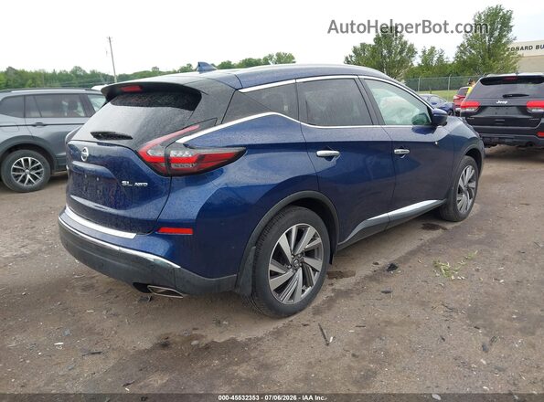 5N1AZ2CS8LN165266 2020 NISSAN MURANO Синий Задняя правая четверть