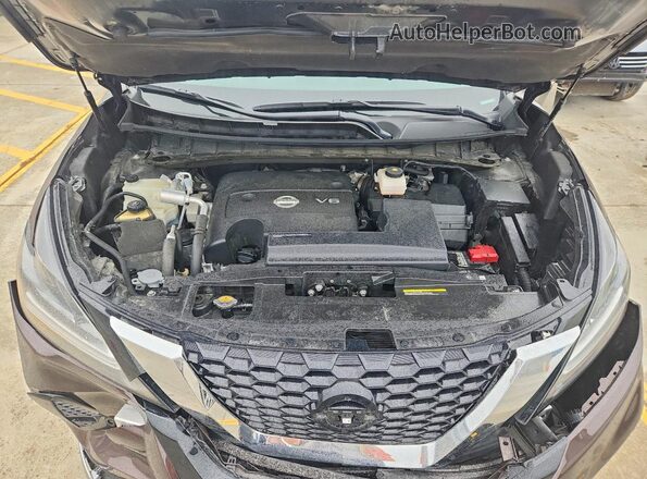 5N1AZ2CSXMC142875 2021 NISSAN MURANO Brown Vista del compartimento del motor