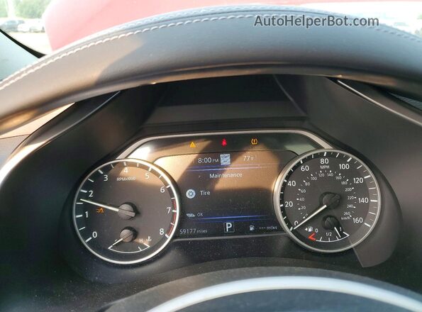 5N1AZ2DS0MC145914 2021 NISSAN MURANO Red Instrument cluster view