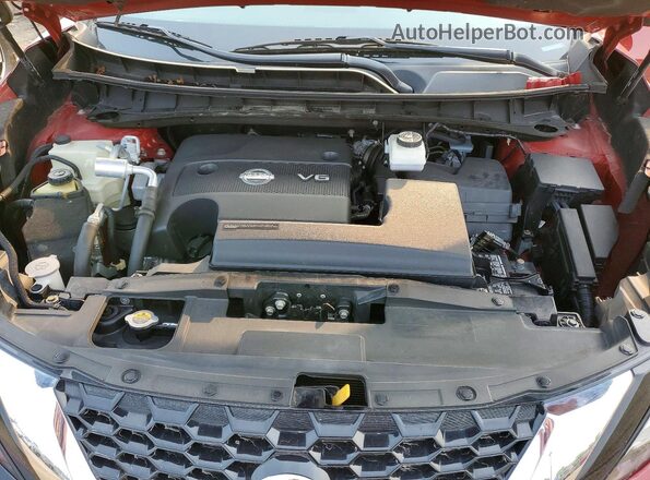 5N1AZ2DS0MC145914 2021 NISSAN MURANO Red Engine compartment view