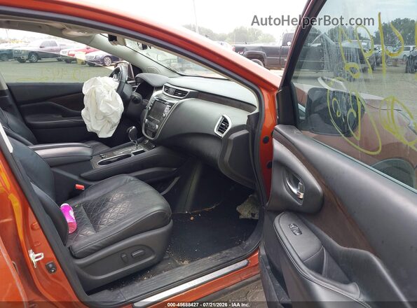 5N1AZ2DS7LN112492 2020 NISSAN MURANO Orange Вид салону спереду