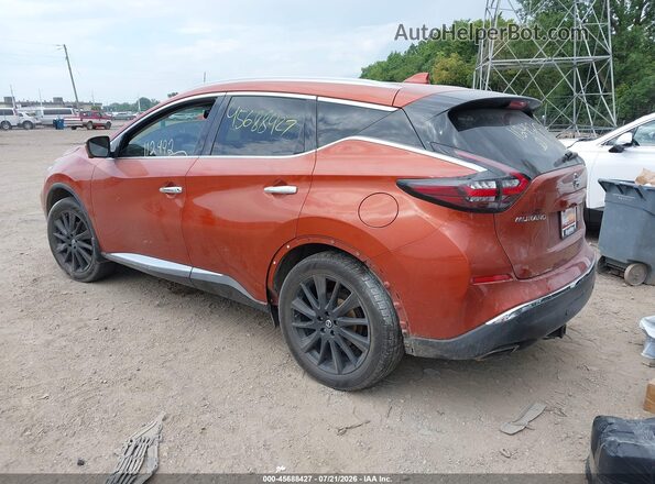 5N1AZ2DS7LN112492 2020 NISSAN MURANO Orange Задня ліва чверть