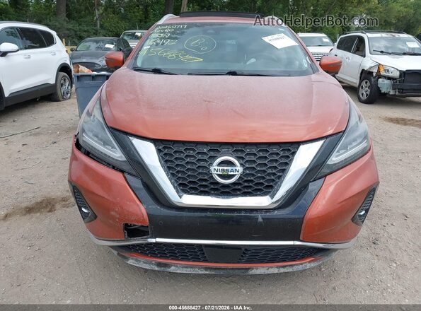 5N1AZ2DS7LN112492 2020 NISSAN MURANO Orange Вид щитка приладів