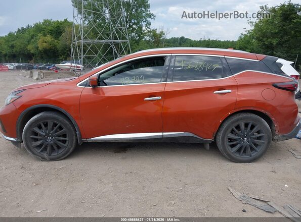 5N1AZ2DS7LN112492 2020 NISSAN MURANO Orange Панорамний вид салону 360°
