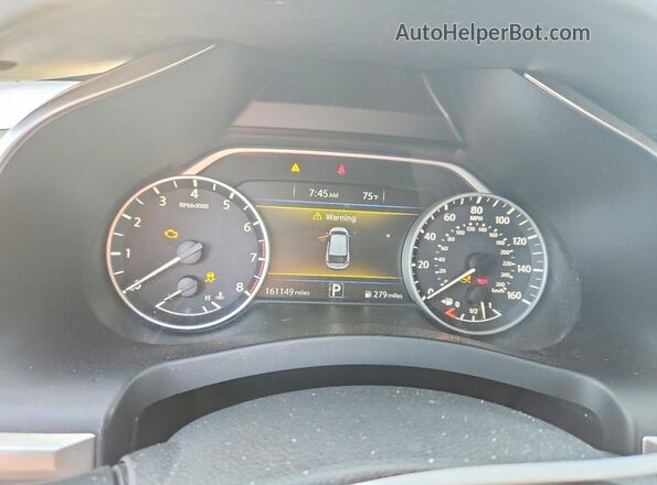 5N1AZ2MG0HN110618 2017 NISSAN MURANO Gray Սարքավորումների վահանակի տեսք