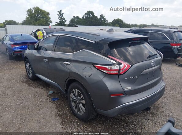 5N1AZ2MG1HN155065 2017 NISSAN MURANO Gray Trasero izquierdo