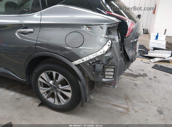 5N1AZ2MG2JN203047 2018 NISSAN MURANO Gray Widok zestawu wskaźników