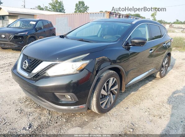 5N1AZ2MG8GN171925 2016 NISSAN MURANO Black Առջևի ձախ երեք քառորդ տեսարան