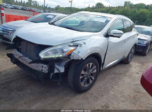 5N1AZ2MG8HN141650 2017 NISSAN MURANO White Vista tres cuartos delantera izquierda