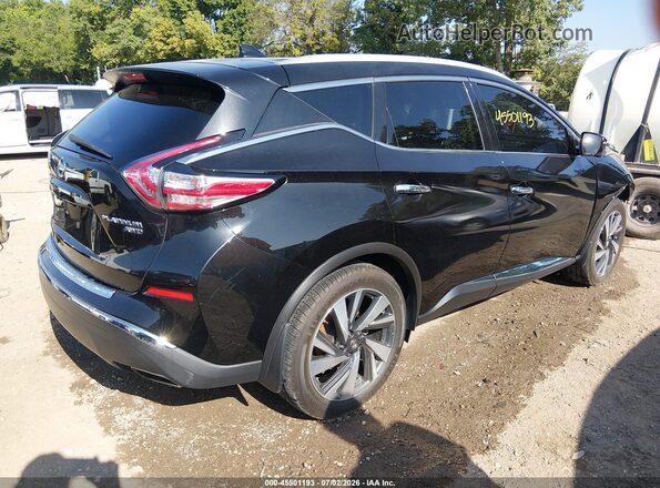 5N1AZ2MH0HN101328 2017 NISSAN MURANO Black Задня права чверть