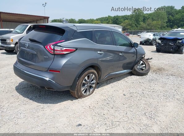 5N1AZ2MH0HN175901 2017 NISSAN MURANO Серый Задняя правая четверть