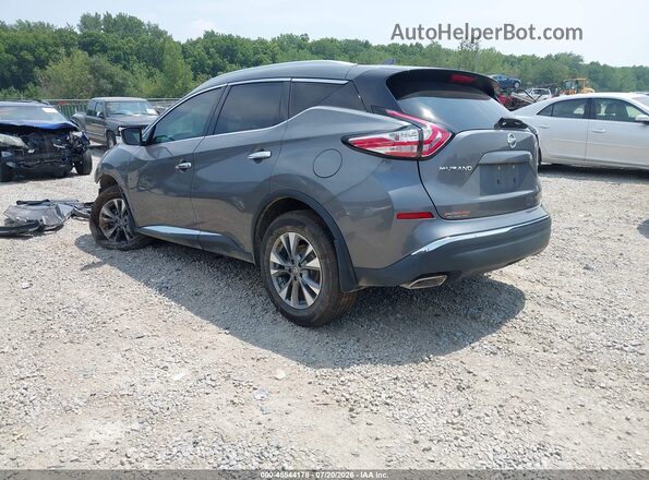 5N1AZ2MH0HN175901 2017 NISSAN MURANO Серый Задняя левая четверть