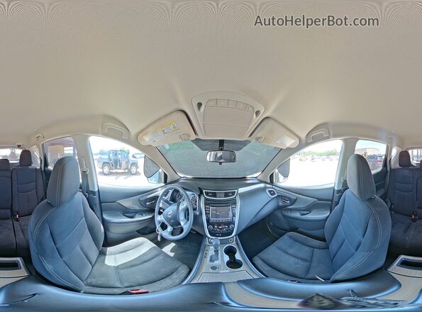 5N1AZ2MH0HN178037 2017 NISSAN MURANO Silver 360 interior view