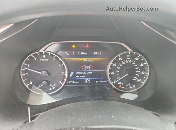 5N1AZ2MH0HN178152 2017 NISSAN MURANO Black Вид щитка приладів