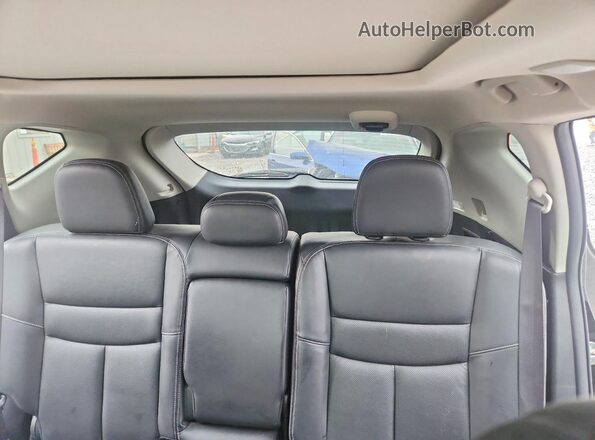5N1AZ2MH0HN178152 2017 NISSAN MURANO Black Вид задніх сидінь