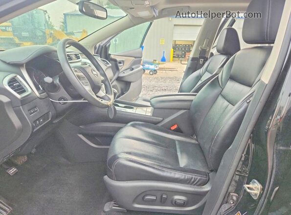 5N1AZ2MH0HN178152 2017 NISSAN MURANO Black Вид салону спереду
