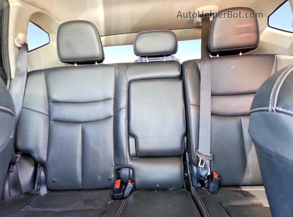5N1AZ2MH0HN184100 2017 NISSAN MURANO Gray Vista de los asientos traseros