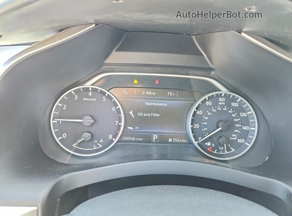 5N1AZ2MH0HN184100 2017 NISSAN MURANO Gray Vista del cuadro de instrumentos