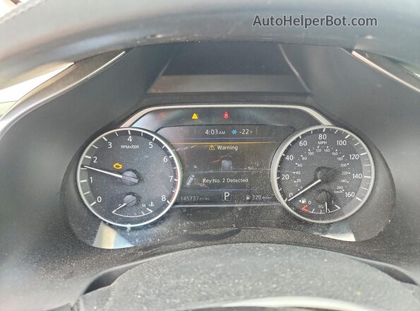 5N1AZ2MH0HN184338 2017 NISSAN MURANO Gray Instrument cluster view