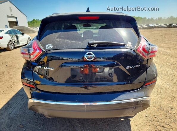 5N1AZ2MH0JN146839 2018 NISSAN MURANO Black უკანა ხედი