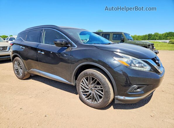 5N1AZ2MH0JN146839 2018 NISSAN MURANO Black წინა მარჯვენა