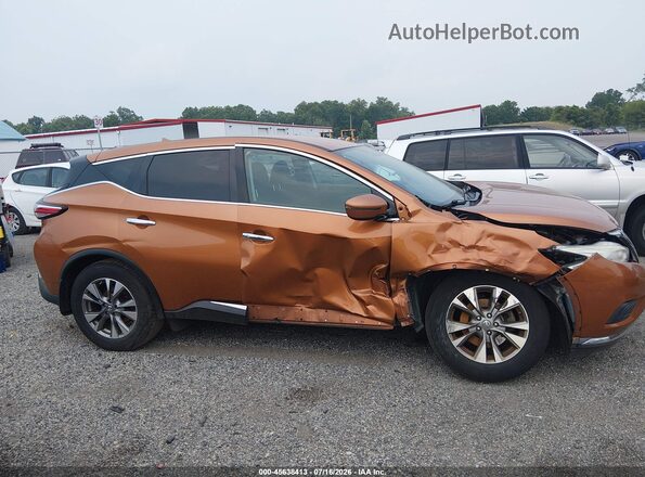 5N1AZ2MH1GN129475 2016 NISSAN MURANO Orange Вид задньої частини салону