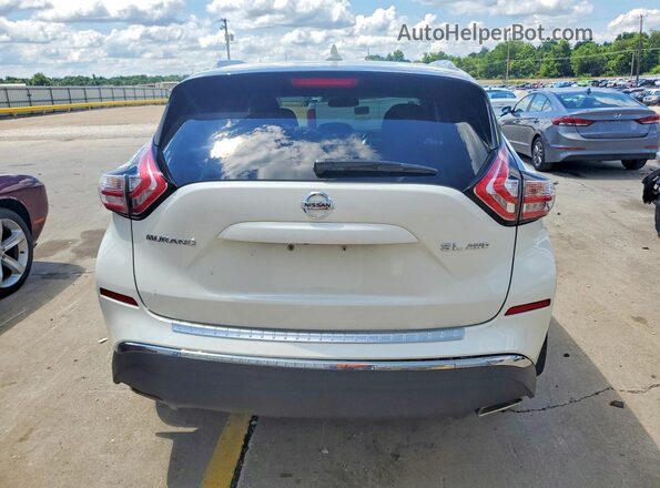 5N1AZ2MH1JN149376 2018 NISSAN MURANO White უკანა ხედი