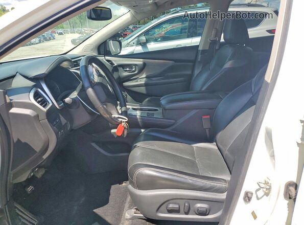 5N1AZ2MH1JN149376 2018 NISSAN MURANO White წინა სალონის ხედი