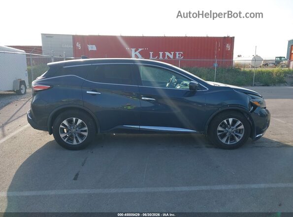 5N1AZ2MH1JN151919 2018 NISSAN MURANO Синий Вид задней части салона