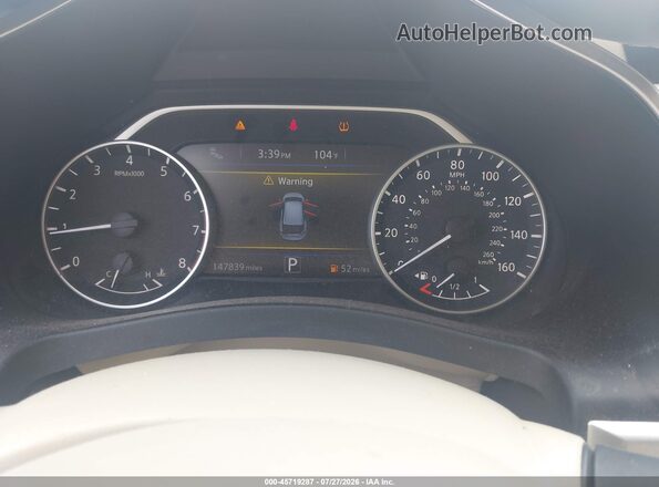5N1AZ2MH1JN154352 2018 NISSAN MURANO White Vista de los asientos traseros