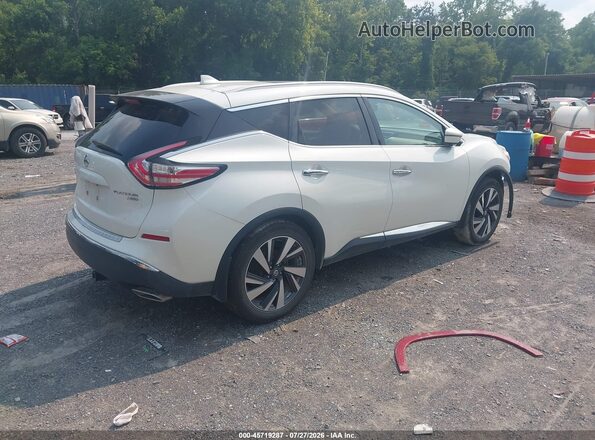 5N1AZ2MH1JN154352 2018 NISSAN MURANO White Trasero derecho