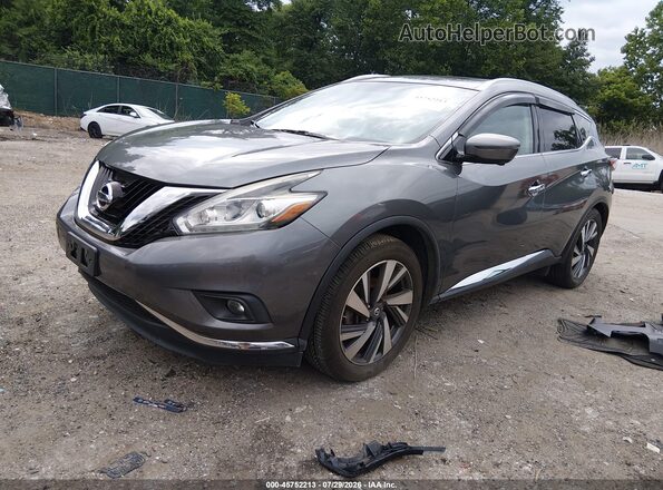 5N1AZ2MH1JN197833 2018 NISSAN MURANO Pewter Առջևի ձախ երեք քառորդ տեսարան