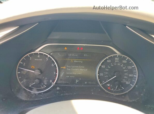 5N1AZ2MH1JN199419 2018 NISSAN MURANO White Вид щитка приладів