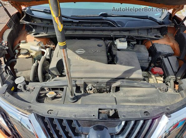 5N1AZ2MH2GN109168 2016 NISSAN MURANO Brown Engine compartment view