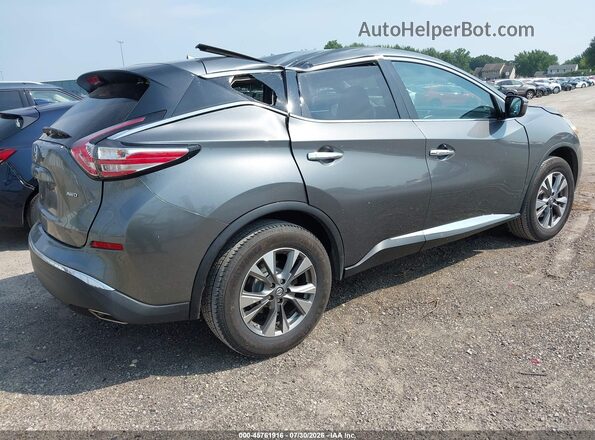 5N1AZ2MH2GN141523 2016 NISSAN MURANO Gray უკანა მარჯვენა
