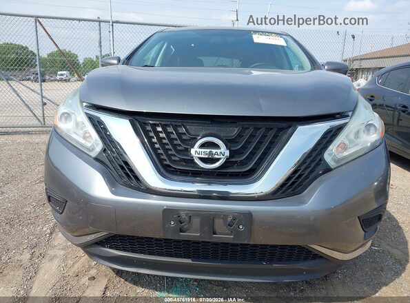 5N1AZ2MH2GN141523 2016 NISSAN MURANO Gray ხელსაწყოთა პანელის ხედი