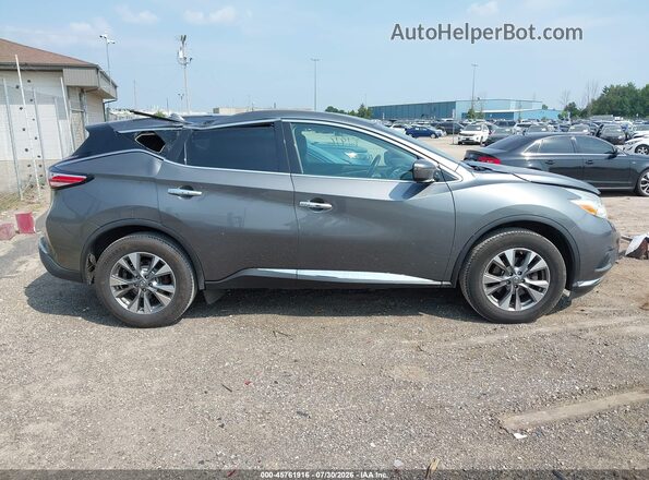 5N1AZ2MH2GN141523 2016 NISSAN MURANO Gray უკანა სალონის ხედი