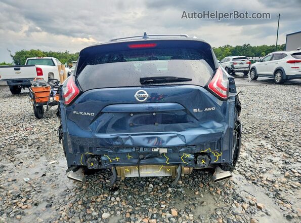 5N1AZ2MH2GN144633 2016 NISSAN MURANO Blue Հետևի տեսք