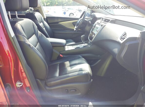 5N1AZ2MH2GN148214 2016 NISSAN MURANO Красный Вид салона спереди