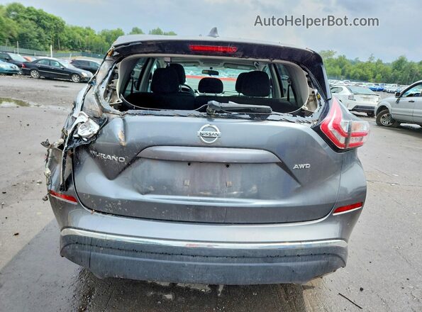 5N1AZ2MH2GN151453 2016 NISSAN MURANO Серебряный Вид сзади