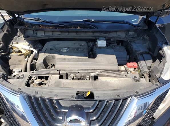 5N1AZ2MH2HN127476 2017 NISSAN MURANO Black Vista del compartimento del motor