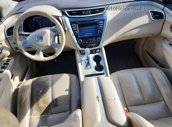 5N1AZ2MH2HN139899 2017 NISSAN MURANO Бордовый Вид панели приборов