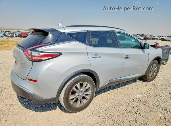 5N1AZ2MH2JN119433 2018 NISSAN MURANO Silver უკანა მარჯვენა