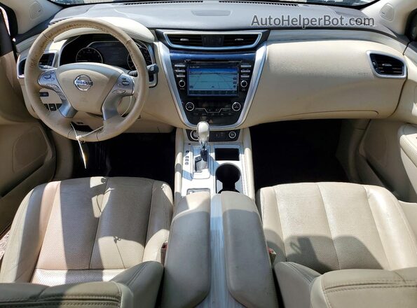 5N1AZ2MH2JN136460 2018 NISSAN MURANO White Առջևի վահանակի տեսք