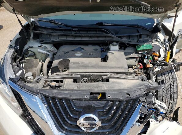 5N1AZ2MH2JN136460 2018 NISSAN MURANO White Շարժիչի բաժամունքի տեսք